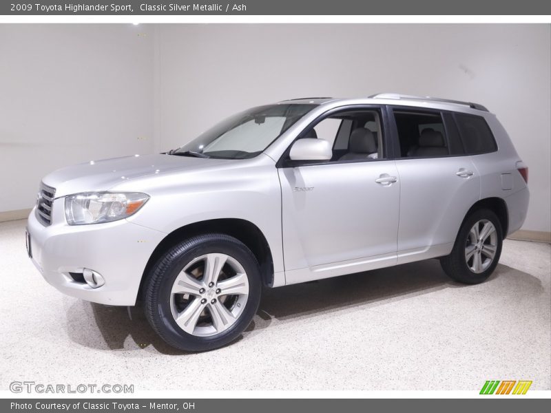Classic Silver Metallic / Ash 2009 Toyota Highlander Sport
