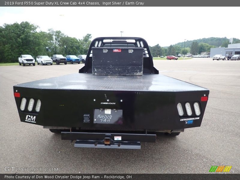 Ingot Silver / Earth Gray 2019 Ford F550 Super Duty XL Crew Cab 4x4 Chassis