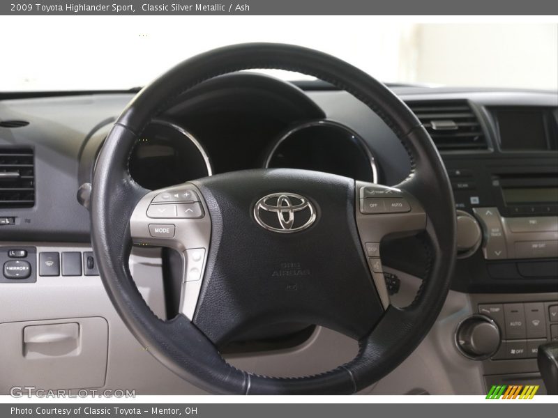 Classic Silver Metallic / Ash 2009 Toyota Highlander Sport
