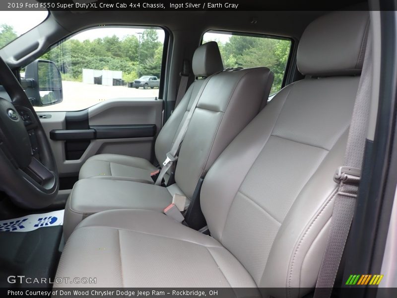 Ingot Silver / Earth Gray 2019 Ford F550 Super Duty XL Crew Cab 4x4 Chassis