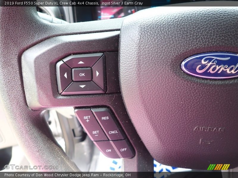 Ingot Silver / Earth Gray 2019 Ford F550 Super Duty XL Crew Cab 4x4 Chassis