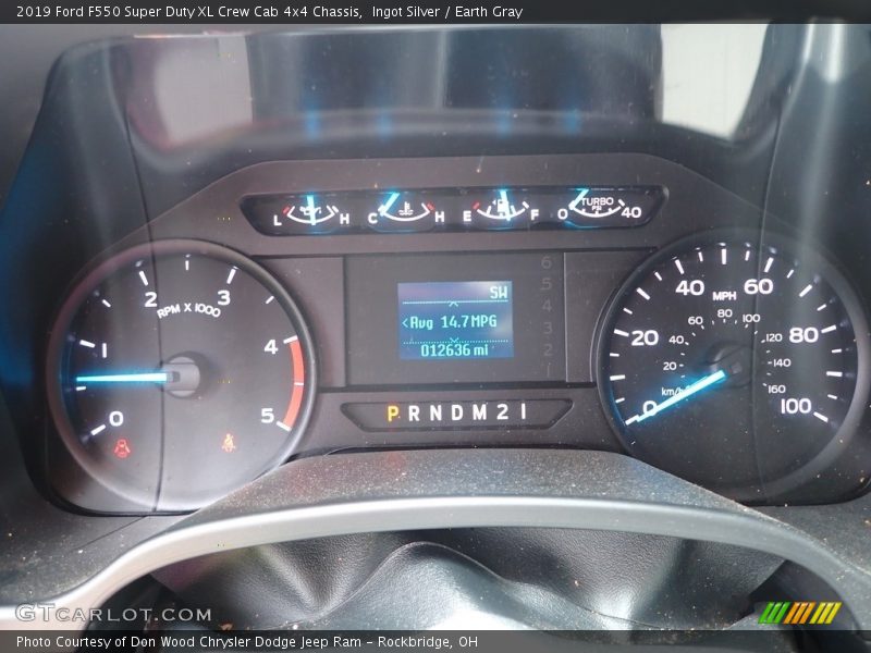 Ingot Silver / Earth Gray 2019 Ford F550 Super Duty XL Crew Cab 4x4 Chassis