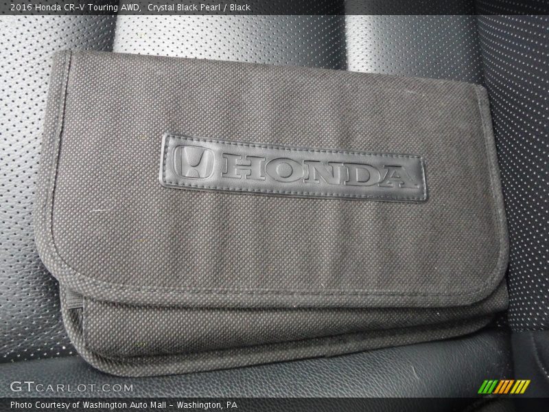 Crystal Black Pearl / Black 2016 Honda CR-V Touring AWD