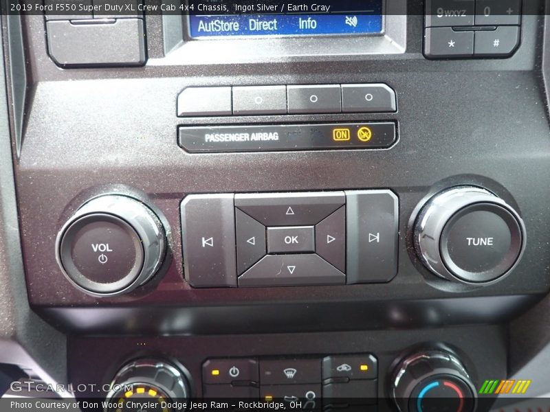 Ingot Silver / Earth Gray 2019 Ford F550 Super Duty XL Crew Cab 4x4 Chassis