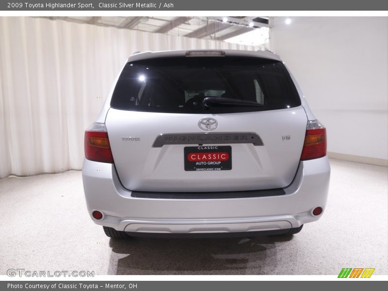 Classic Silver Metallic / Ash 2009 Toyota Highlander Sport