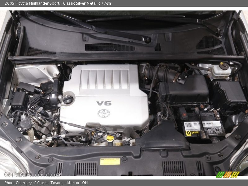 Classic Silver Metallic / Ash 2009 Toyota Highlander Sport