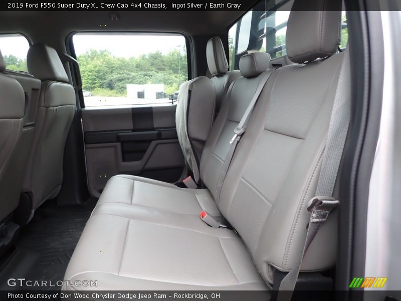 Ingot Silver / Earth Gray 2019 Ford F550 Super Duty XL Crew Cab 4x4 Chassis