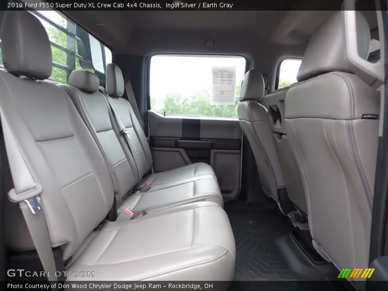 Ingot Silver / Earth Gray 2019 Ford F550 Super Duty XL Crew Cab 4x4 Chassis