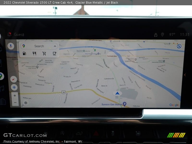 Navigation of 2022 Silverado 1500 LT Crew Cab 4x4