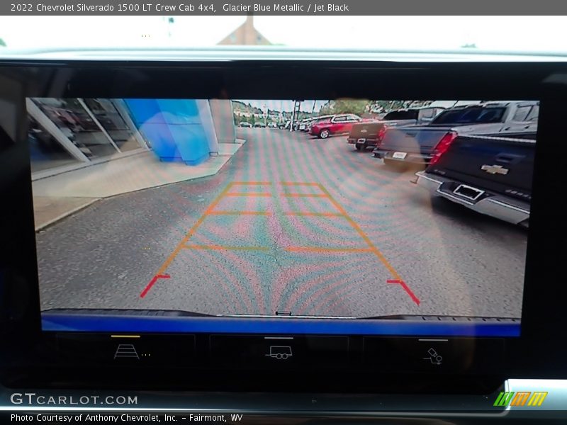 Glacier Blue Metallic / Jet Black 2022 Chevrolet Silverado 1500 LT Crew Cab 4x4