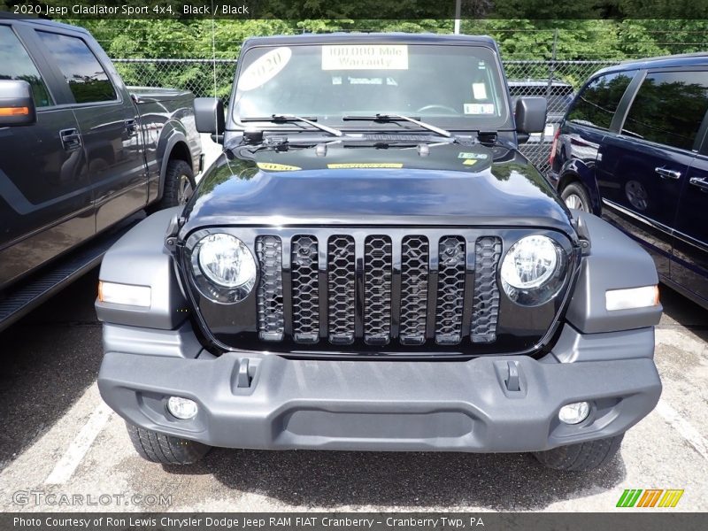 Black / Black 2020 Jeep Gladiator Sport 4x4