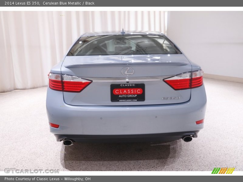 Cerulean Blue Metallic / Black 2014 Lexus ES 350