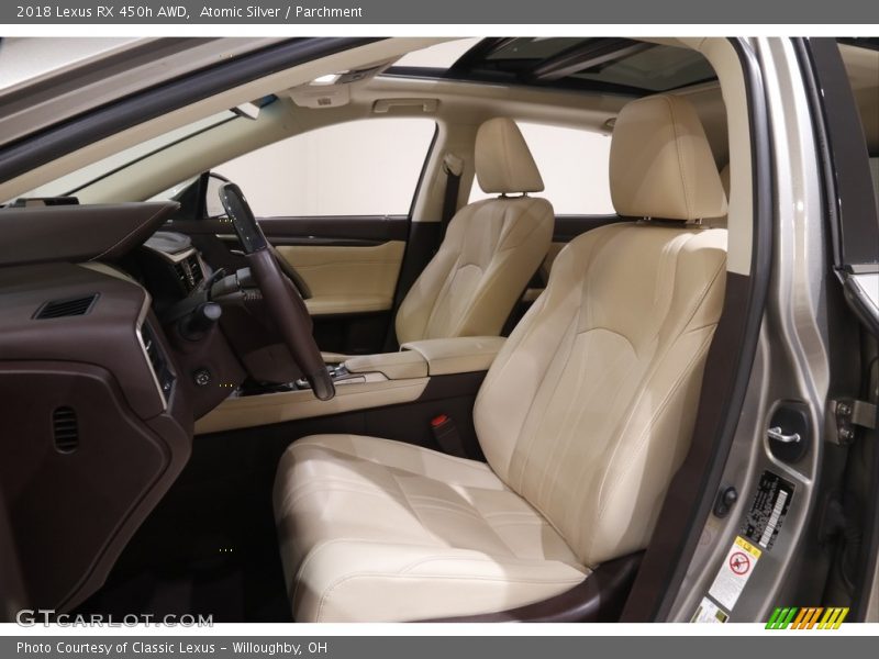 Atomic Silver / Parchment 2018 Lexus RX 450h AWD