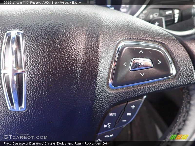  2016 MKX Reserve AWD Steering Wheel