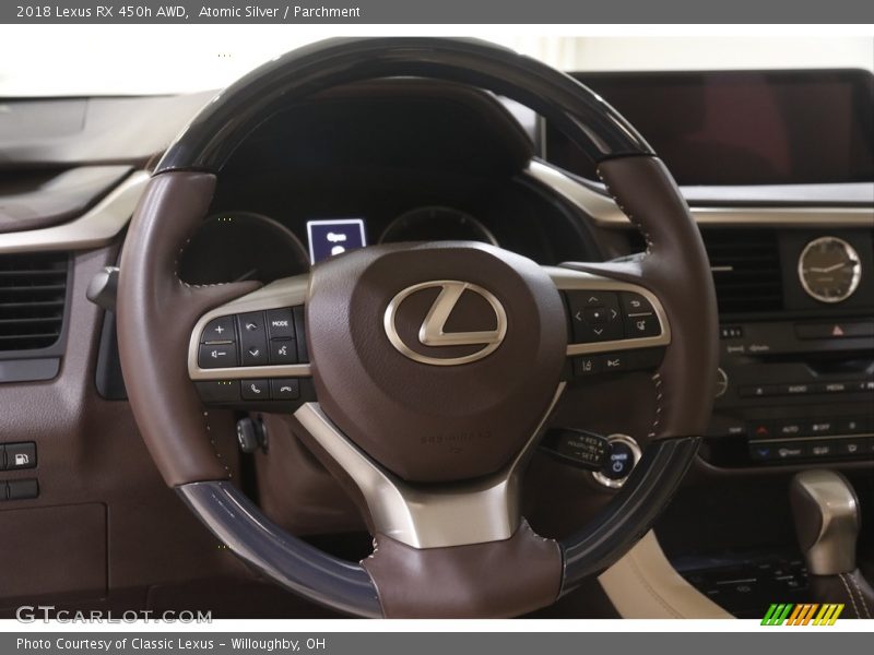 Atomic Silver / Parchment 2018 Lexus RX 450h AWD
