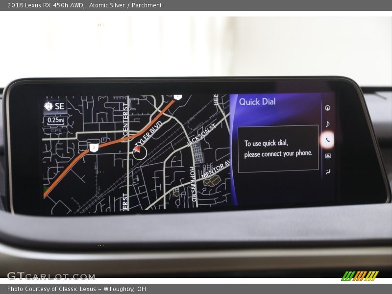 Atomic Silver / Parchment 2018 Lexus RX 450h AWD