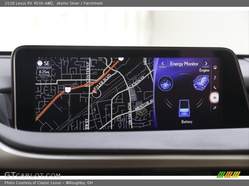 Atomic Silver / Parchment 2018 Lexus RX 450h AWD