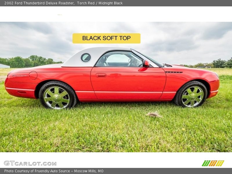 Torch Red / Midnight Black 2002 Ford Thunderbird Deluxe Roadster