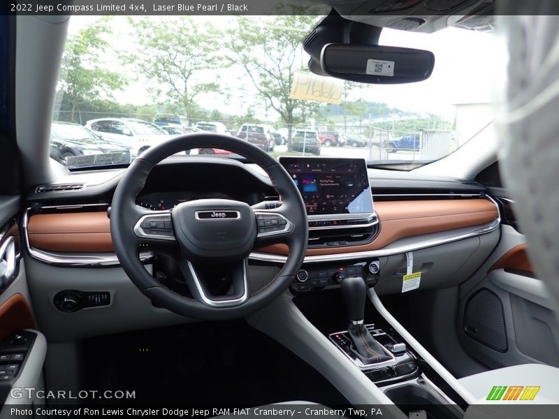 Laser Blue Pearl / Black 2022 Jeep Compass Limited 4x4