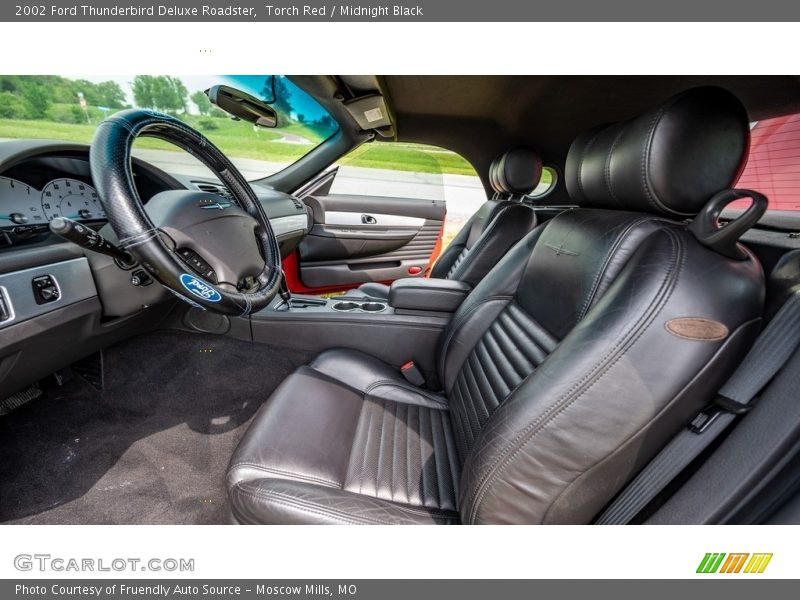 Torch Red / Midnight Black 2002 Ford Thunderbird Deluxe Roadster