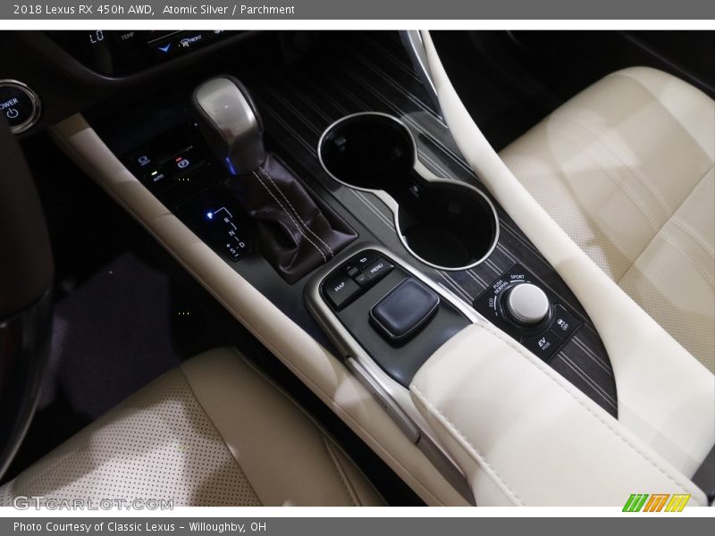 Atomic Silver / Parchment 2018 Lexus RX 450h AWD