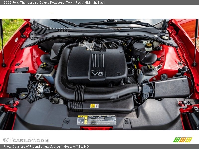 Torch Red / Midnight Black 2002 Ford Thunderbird Deluxe Roadster