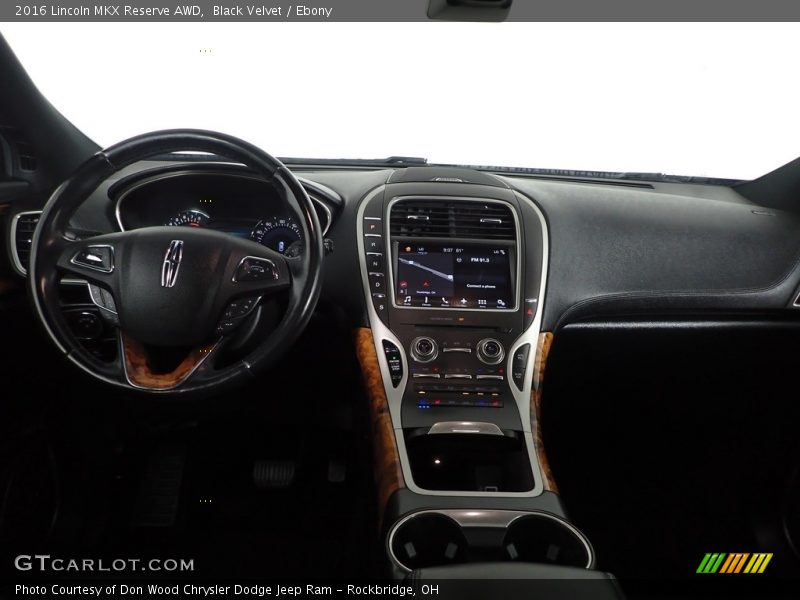 Dashboard of 2016 MKX Reserve AWD