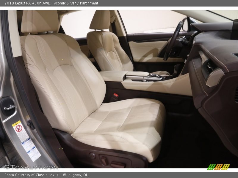 Atomic Silver / Parchment 2018 Lexus RX 450h AWD