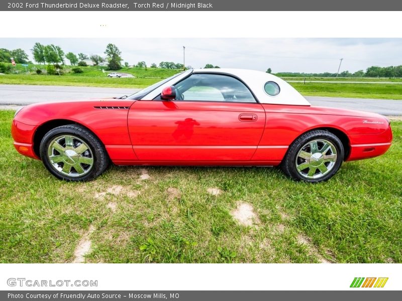 Torch Red / Midnight Black 2002 Ford Thunderbird Deluxe Roadster