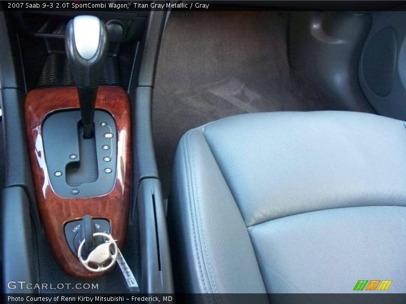 Titan Gray Metallic / Gray 2007 Saab 9-3 2.0T SportCombi Wagon