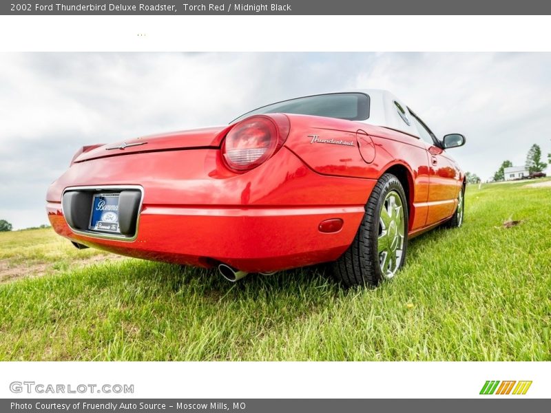 Torch Red / Midnight Black 2002 Ford Thunderbird Deluxe Roadster