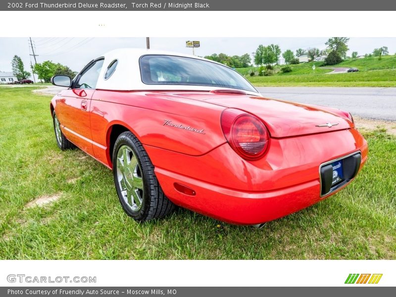 Torch Red / Midnight Black 2002 Ford Thunderbird Deluxe Roadster