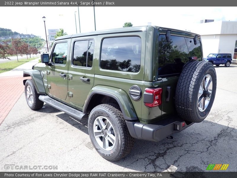 Sarge Green / Black 2022 Jeep Wrangler Unlimited Sahara 4x4