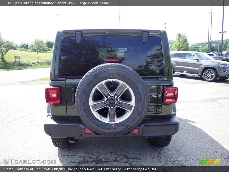 Sarge Green / Black 2022 Jeep Wrangler Unlimited Sahara 4x4