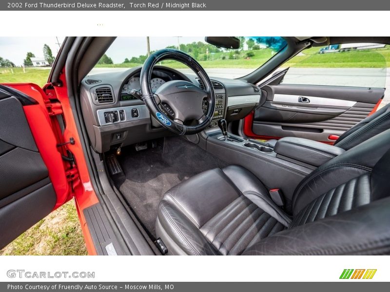 Torch Red / Midnight Black 2002 Ford Thunderbird Deluxe Roadster