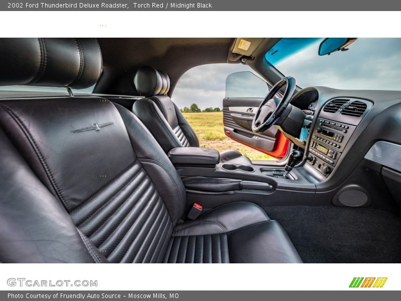 Torch Red / Midnight Black 2002 Ford Thunderbird Deluxe Roadster