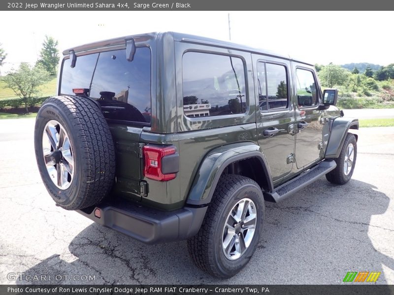 Sarge Green / Black 2022 Jeep Wrangler Unlimited Sahara 4x4