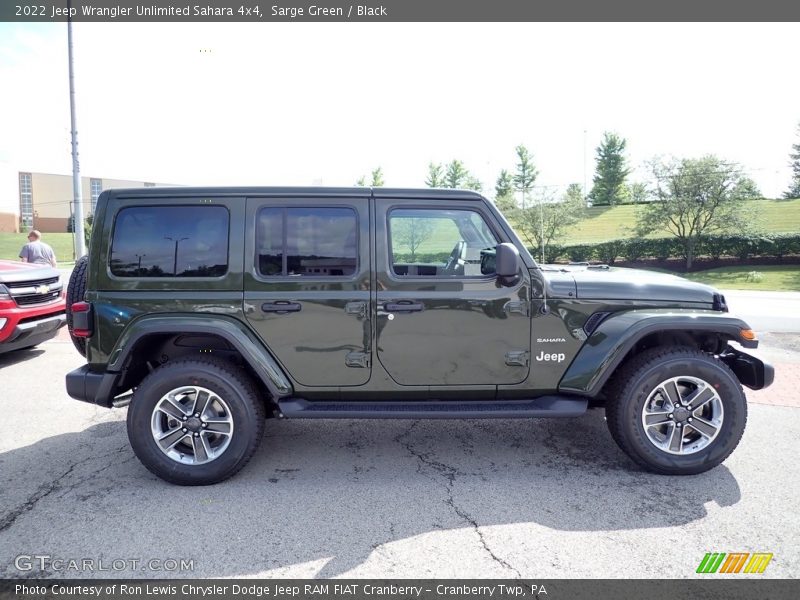 Sarge Green / Black 2022 Jeep Wrangler Unlimited Sahara 4x4