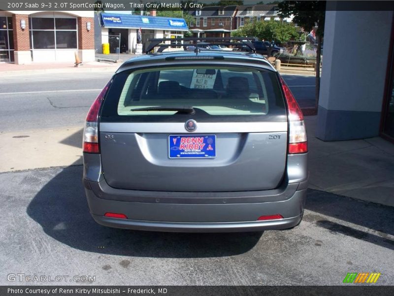 Titan Gray Metallic / Gray 2007 Saab 9-3 2.0T SportCombi Wagon