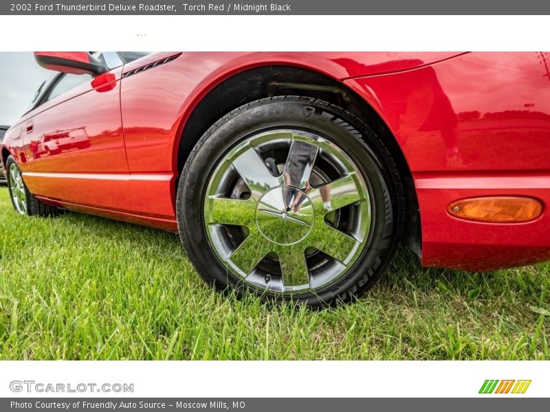 Torch Red / Midnight Black 2002 Ford Thunderbird Deluxe Roadster