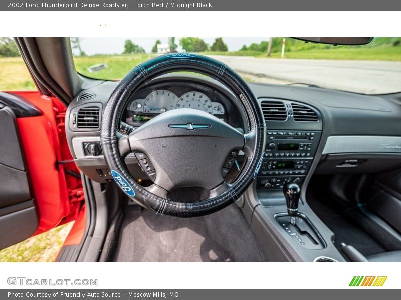 Torch Red / Midnight Black 2002 Ford Thunderbird Deluxe Roadster