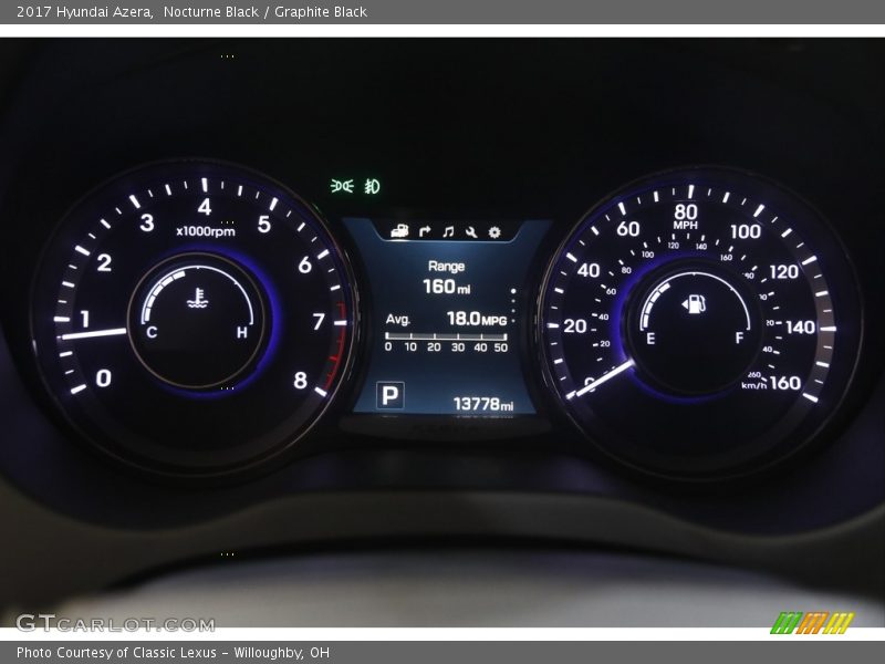 Nocturne Black / Graphite Black 2017 Hyundai Azera