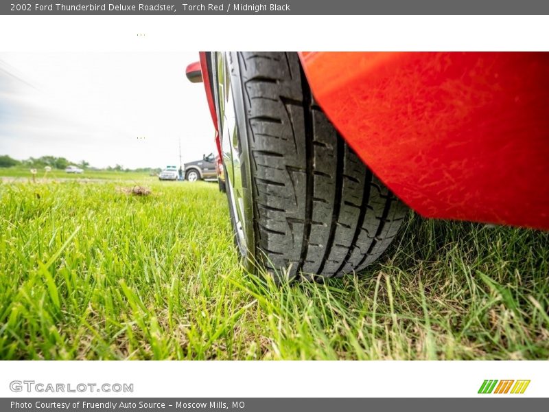Torch Red / Midnight Black 2002 Ford Thunderbird Deluxe Roadster
