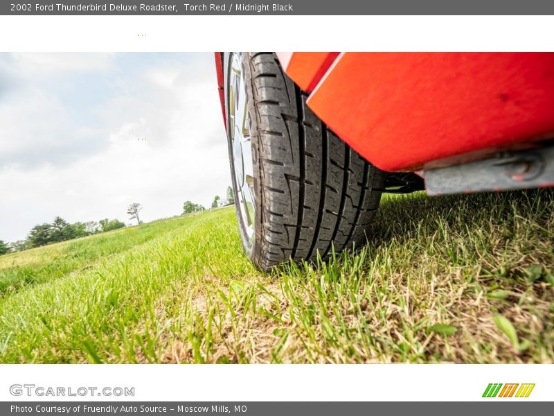 Torch Red / Midnight Black 2002 Ford Thunderbird Deluxe Roadster