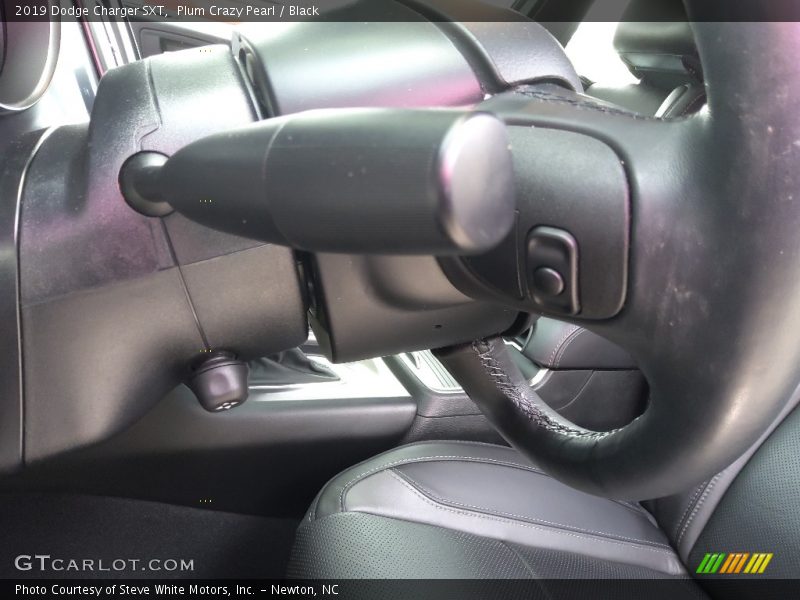Plum Crazy Pearl / Black 2019 Dodge Charger SXT