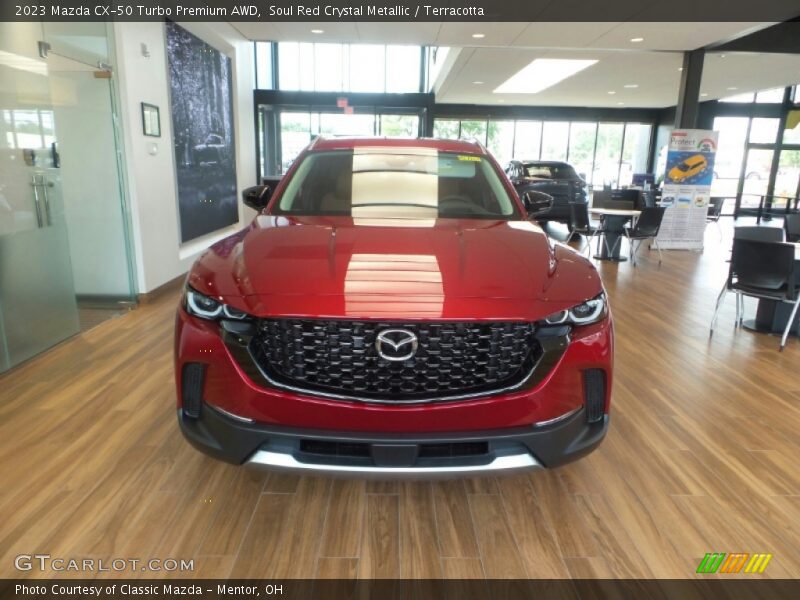 Soul Red Crystal Metallic / Terracotta 2023 Mazda CX-50 Turbo Premium AWD