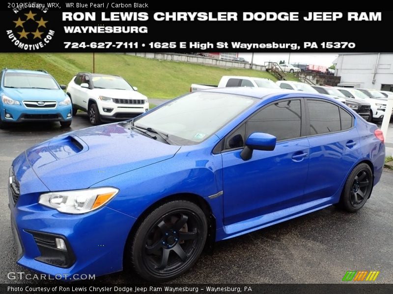WR Blue Pearl / Carbon Black 2019 Subaru WRX