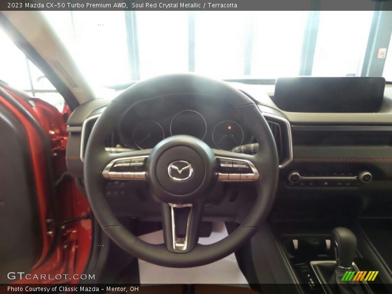 Soul Red Crystal Metallic / Terracotta 2023 Mazda CX-50 Turbo Premium AWD