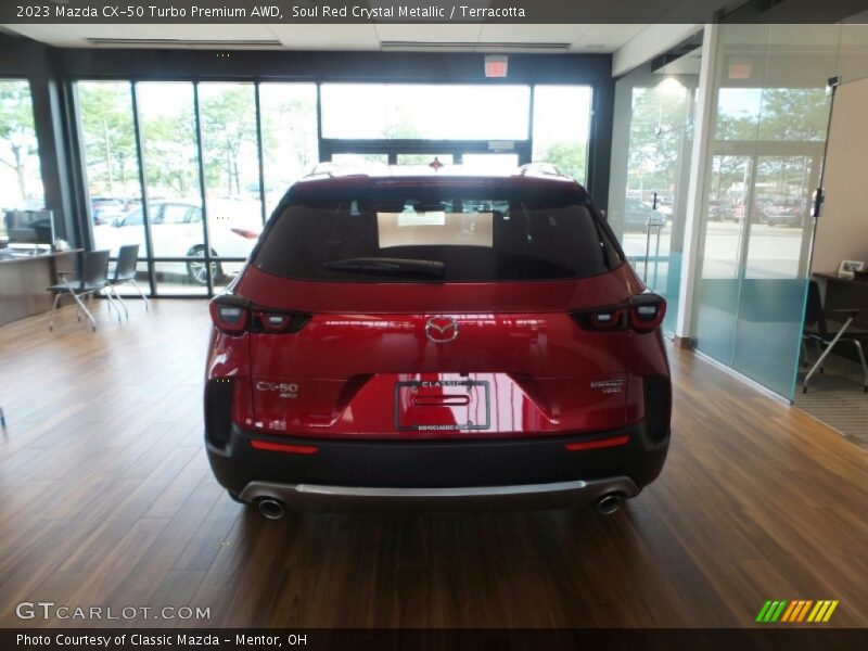 Soul Red Crystal Metallic / Terracotta 2023 Mazda CX-50 Turbo Premium AWD