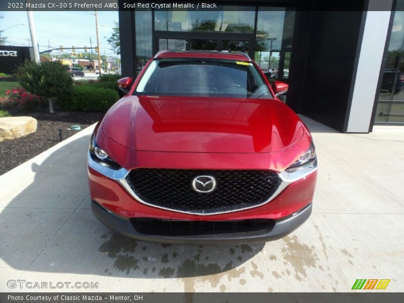 Soul Red Crystal Metallic / Black 2022 Mazda CX-30 S Preferred AWD